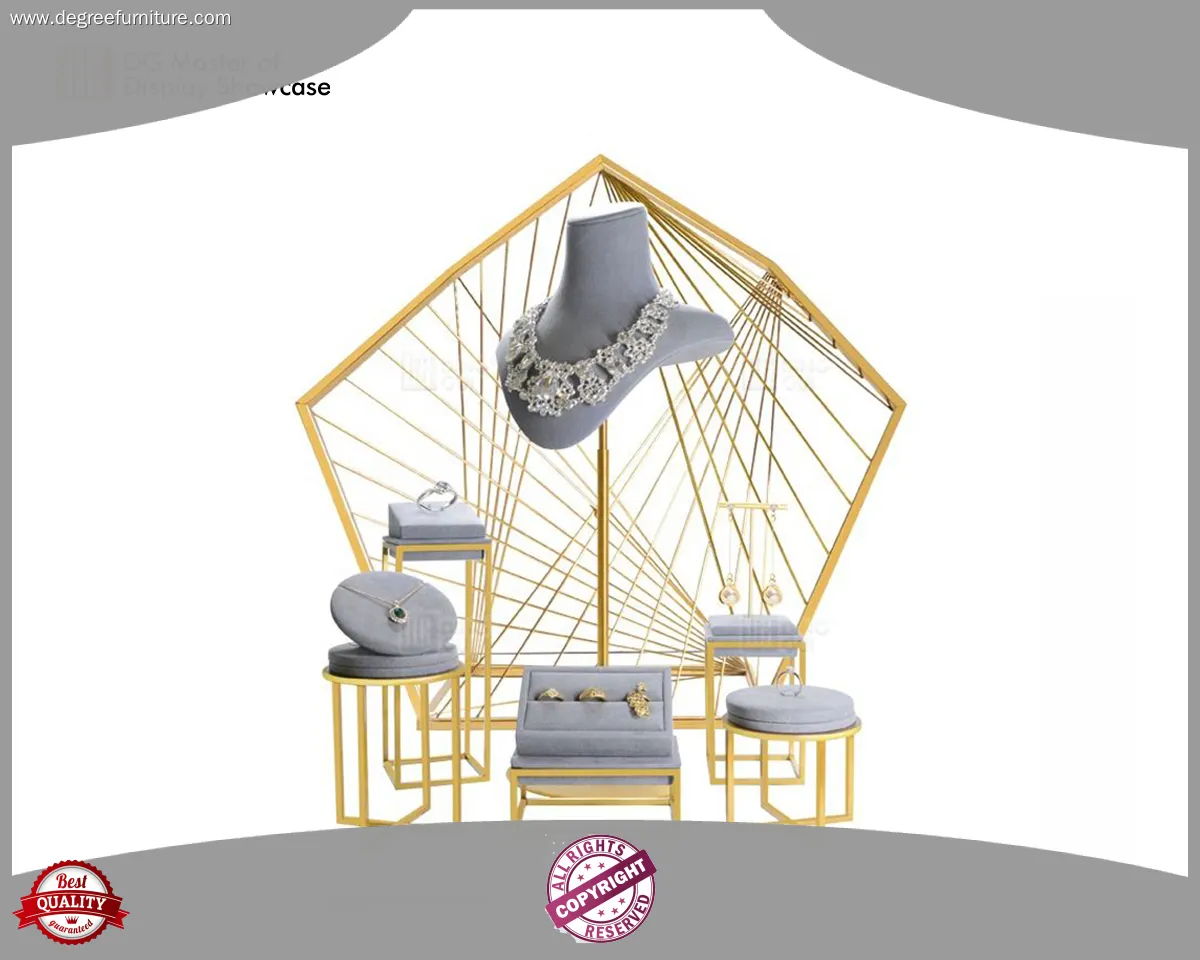 high end jewelry display tray design solution | DG Display Showcase 1