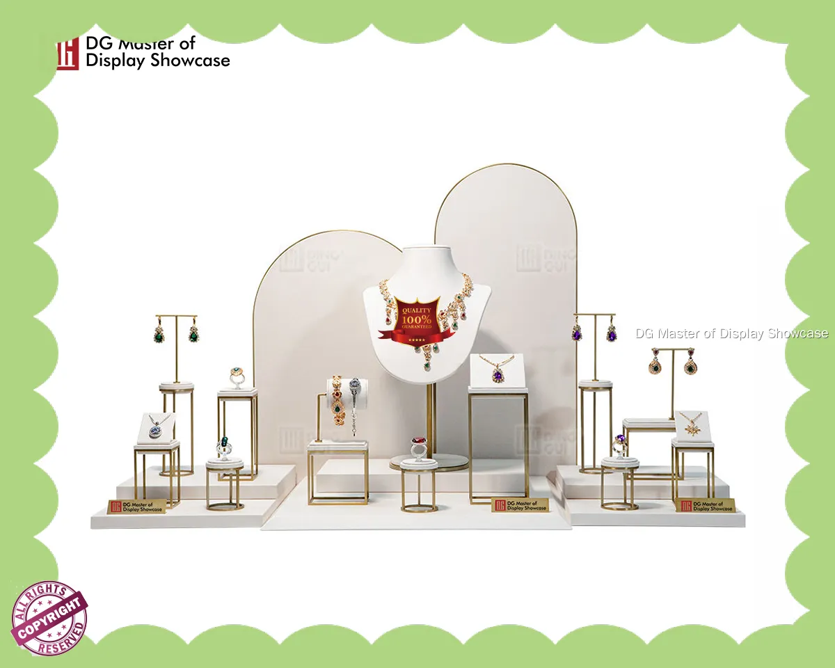 high end velvet jewelry tray manufacturer | DG Display Showcase 1