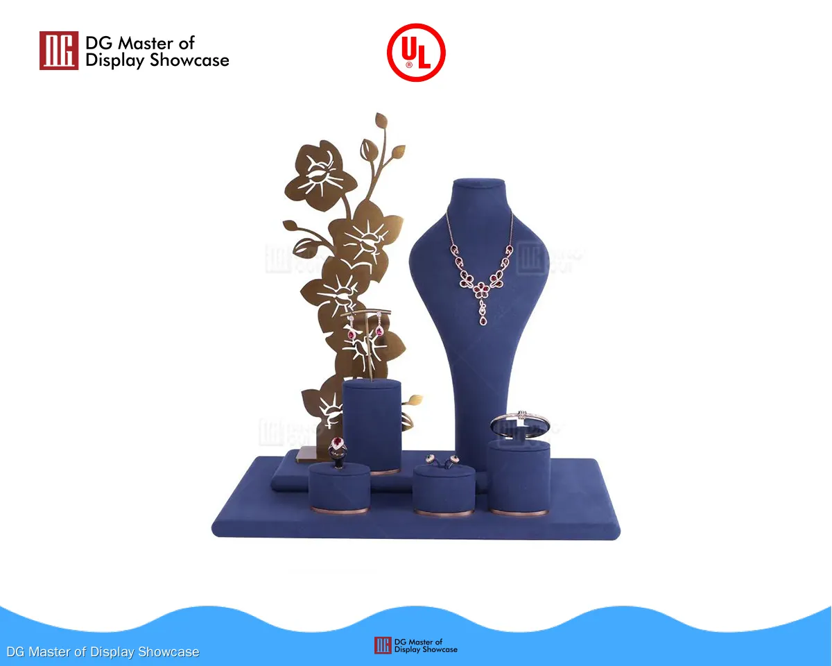 Custom jewelry necklace stand design solution Manufacturer | DG Display Showcase 1