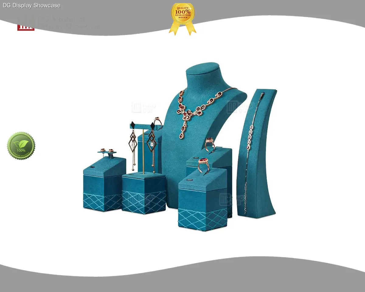 DG Display Showcase | high end velvet jewelry displays wholesale 1