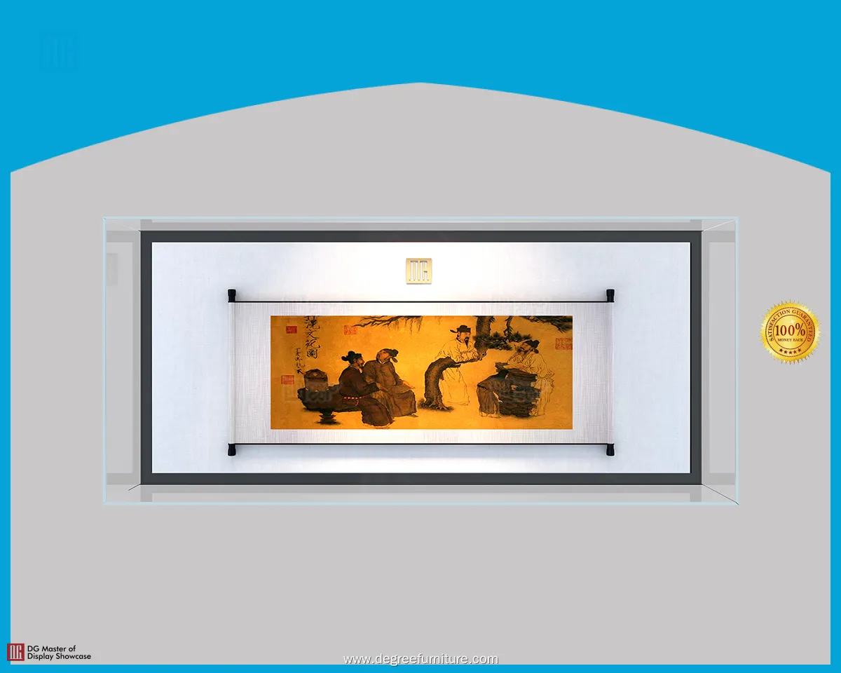 DG Ultra-White Glass Museum Showcase
 1