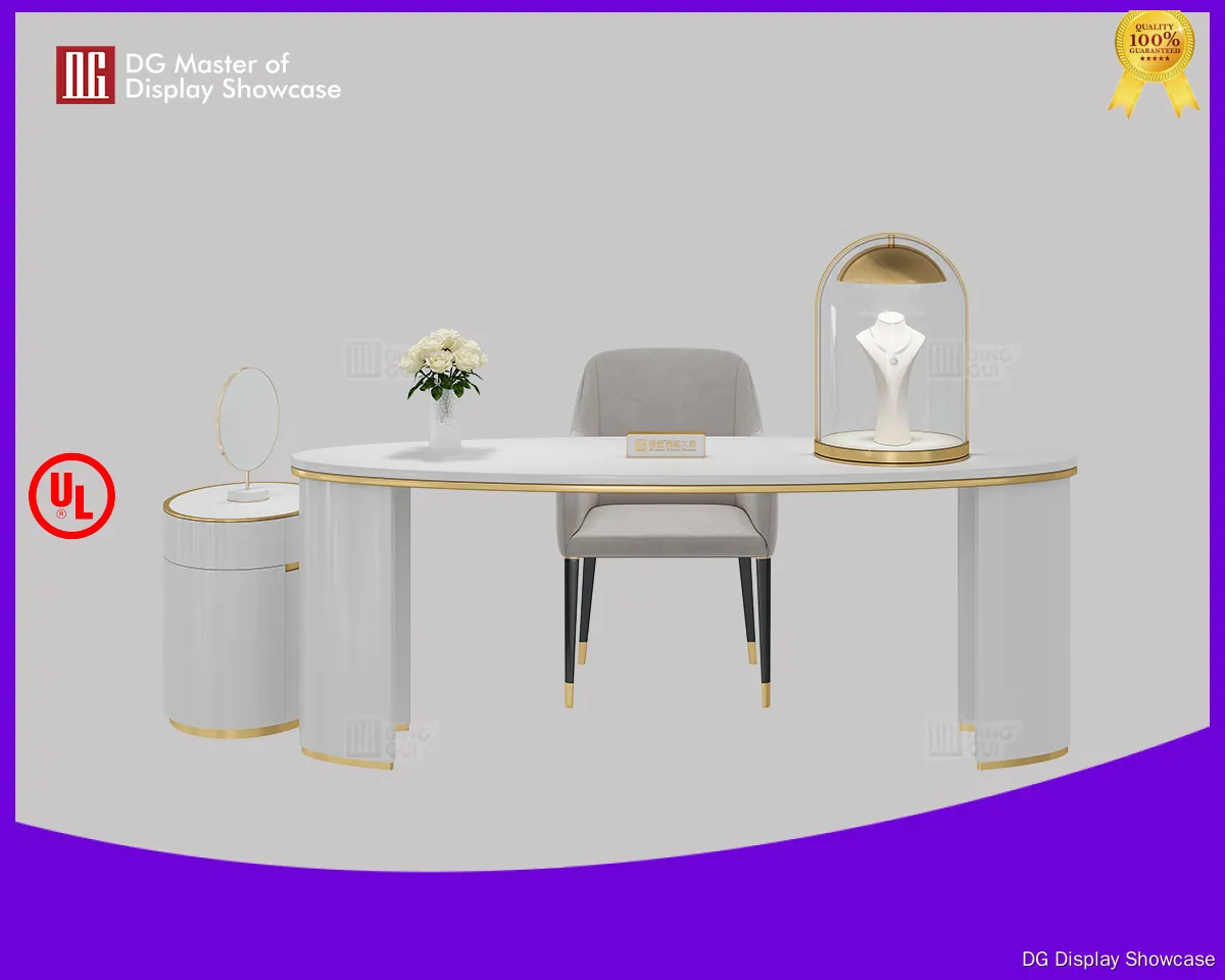 DG Luxury Negotiation Table with Display Cabinet - Experience Table 1