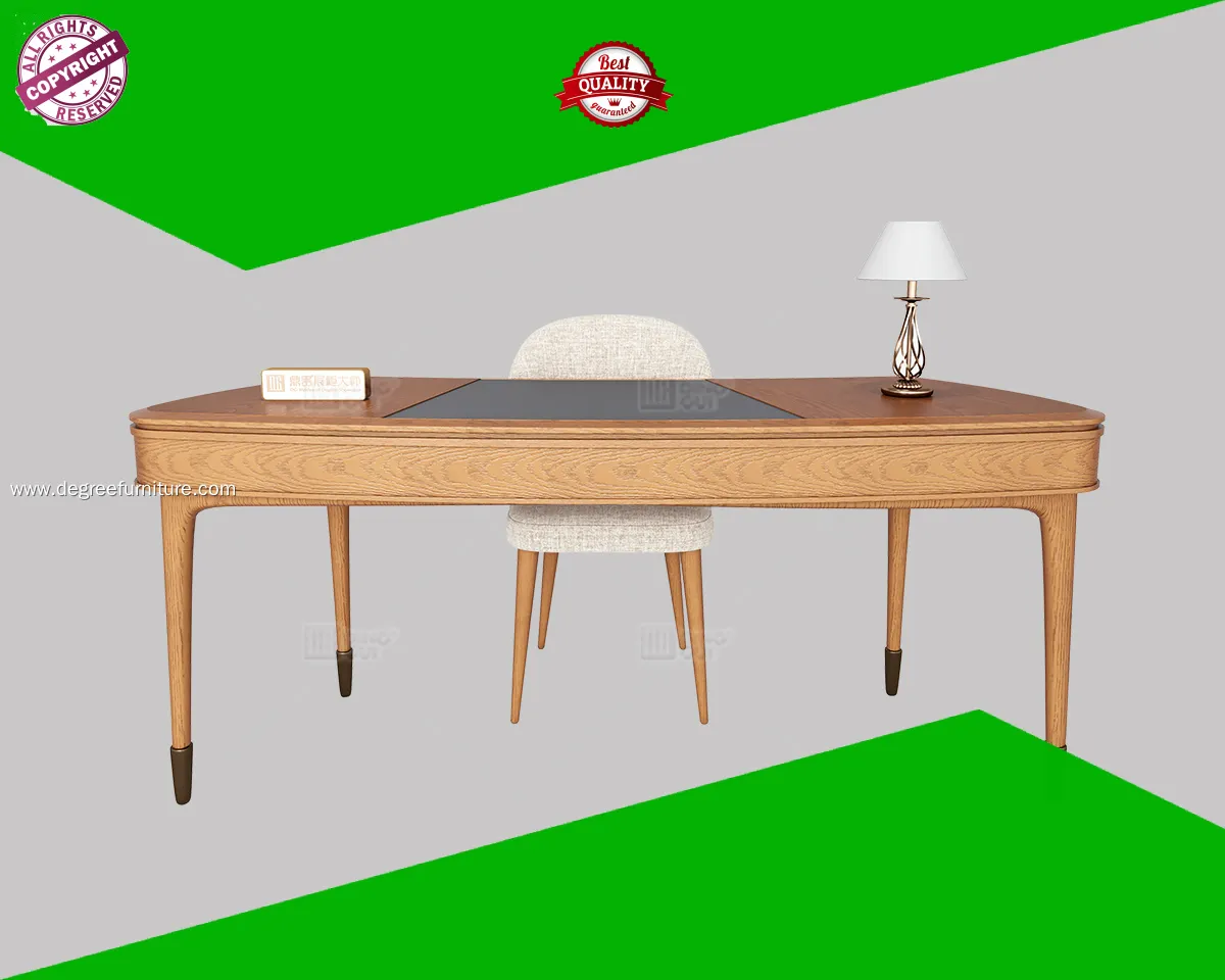 Luxury Wood & Leather Jewelry Display Table 1