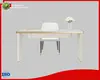 Luxury Marble Jewelry Display Table with Gold Stainless Steel Legs 1