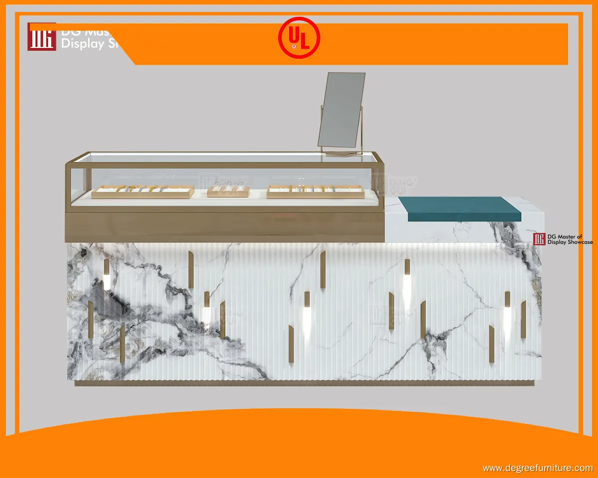 Custom furniture design for cosmetic shop factory Manufacturer | DG Display Showcase 1