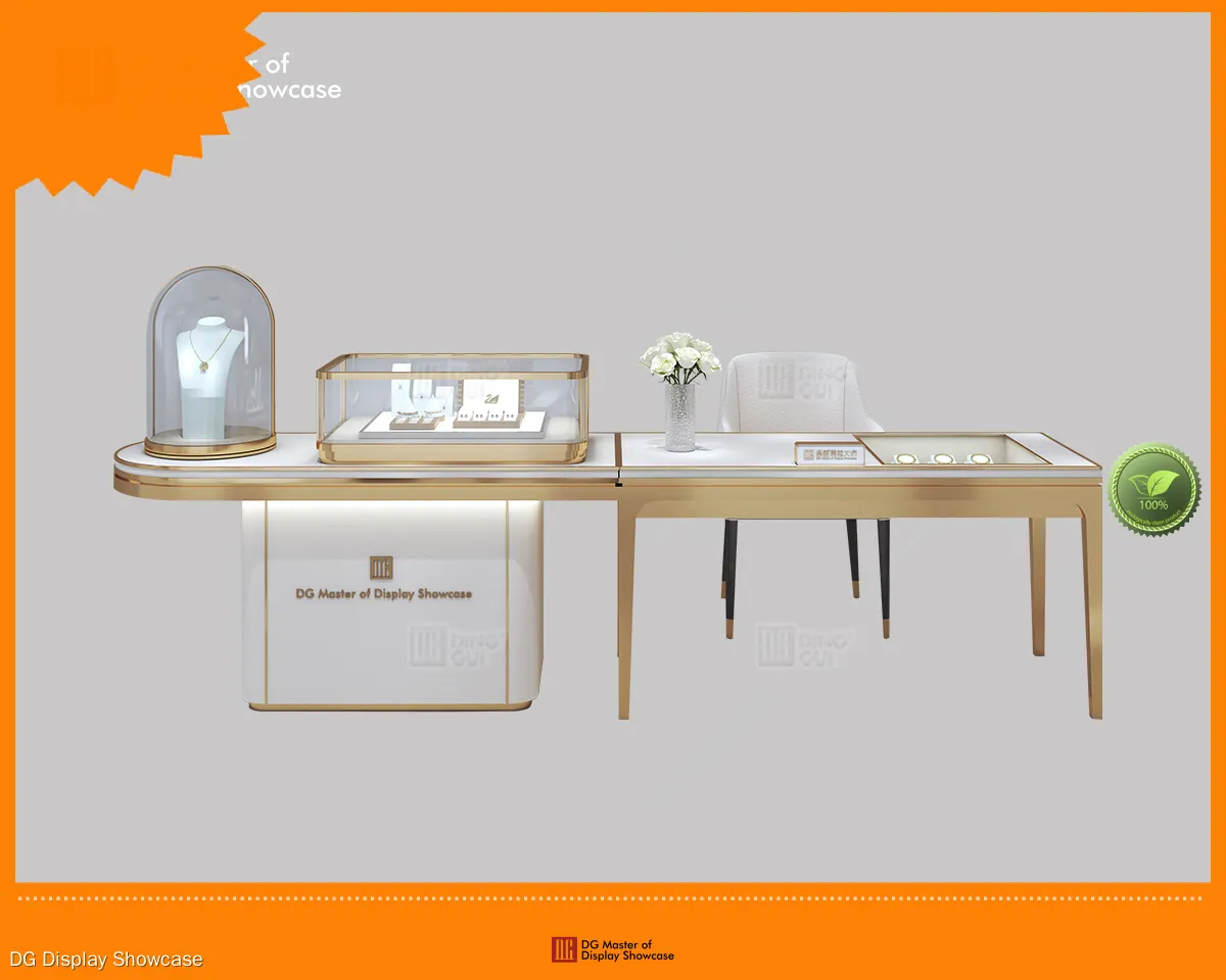 Elegant Jewelry Experience Table – Versatile, High-Quality Design for Showrooms 1