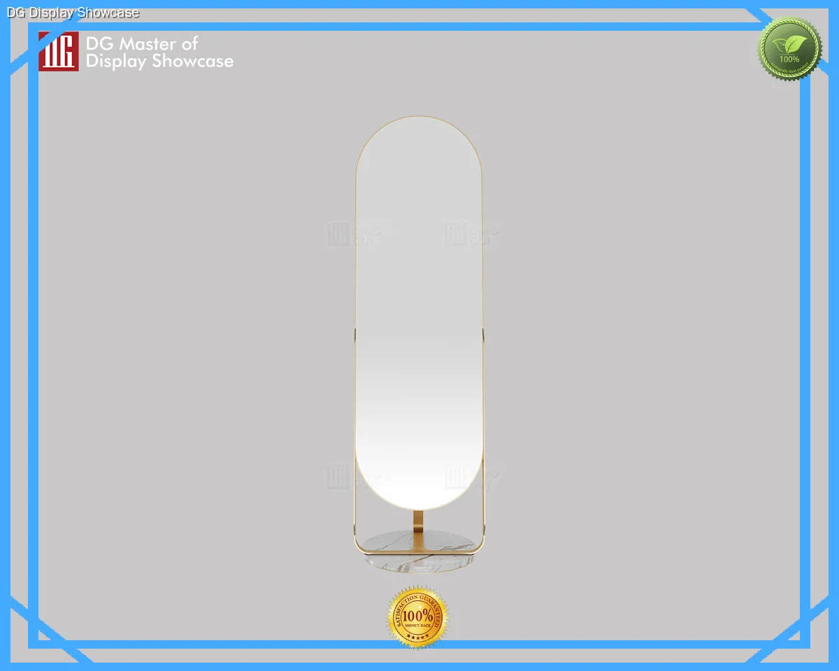 Luxury Oval Floor Mirror with Marble Base for Jewelry Stores 1