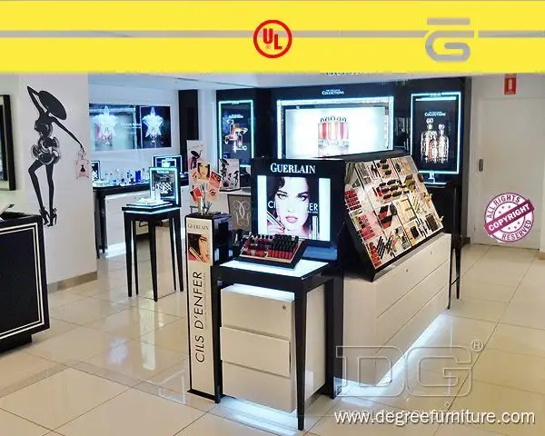 Modern CM03 High End Makeup Showcase - Customized, Eco-Friendly, LED Lighting 1