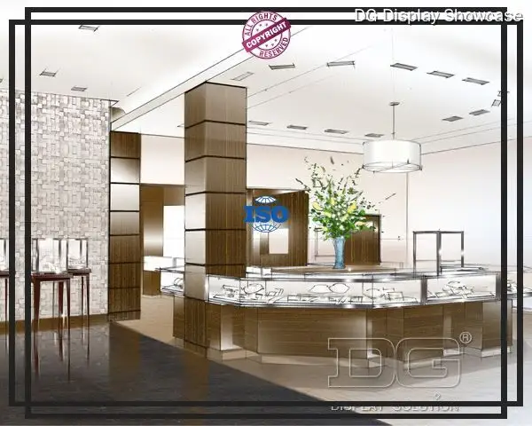 High Quality Jewellery Shop Display Design 1
