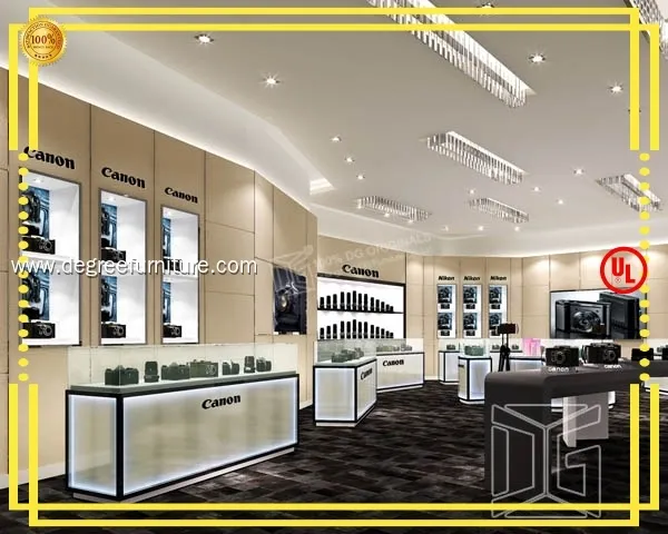 High End Wooden Cell Phone Display Case - Modern Style, Eco-Friendly Materials 1