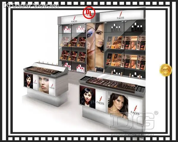 White Wooden Cosmetic Display Shelf - Modern Style, Eco-friendly, Customizable 1