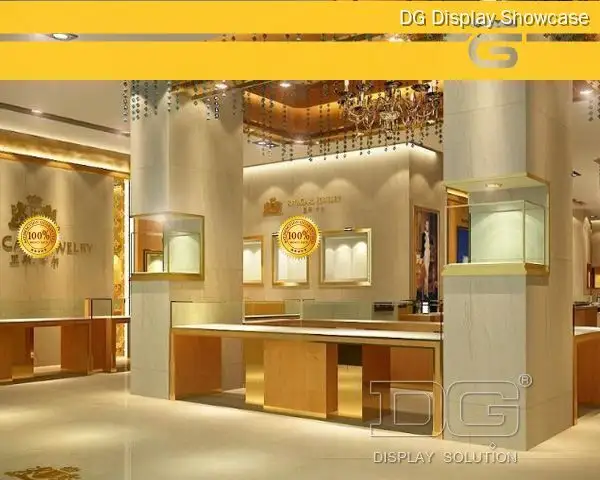 Wooden Jewelry Showcase Factory 1