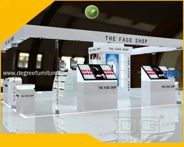 Modern Lighted Cosmetic Display Cabinet 1