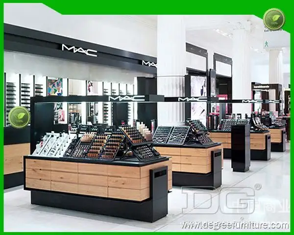 Luxury Mac Makeup Display Stands - Eco-Friendly Cosmetic Cabinet 1