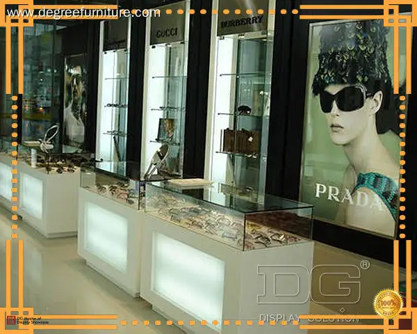 Premium Wood Optical Display Cabinets 1