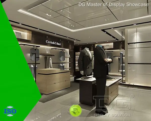 Luxury MDF Men's Clothes Display Stand 1