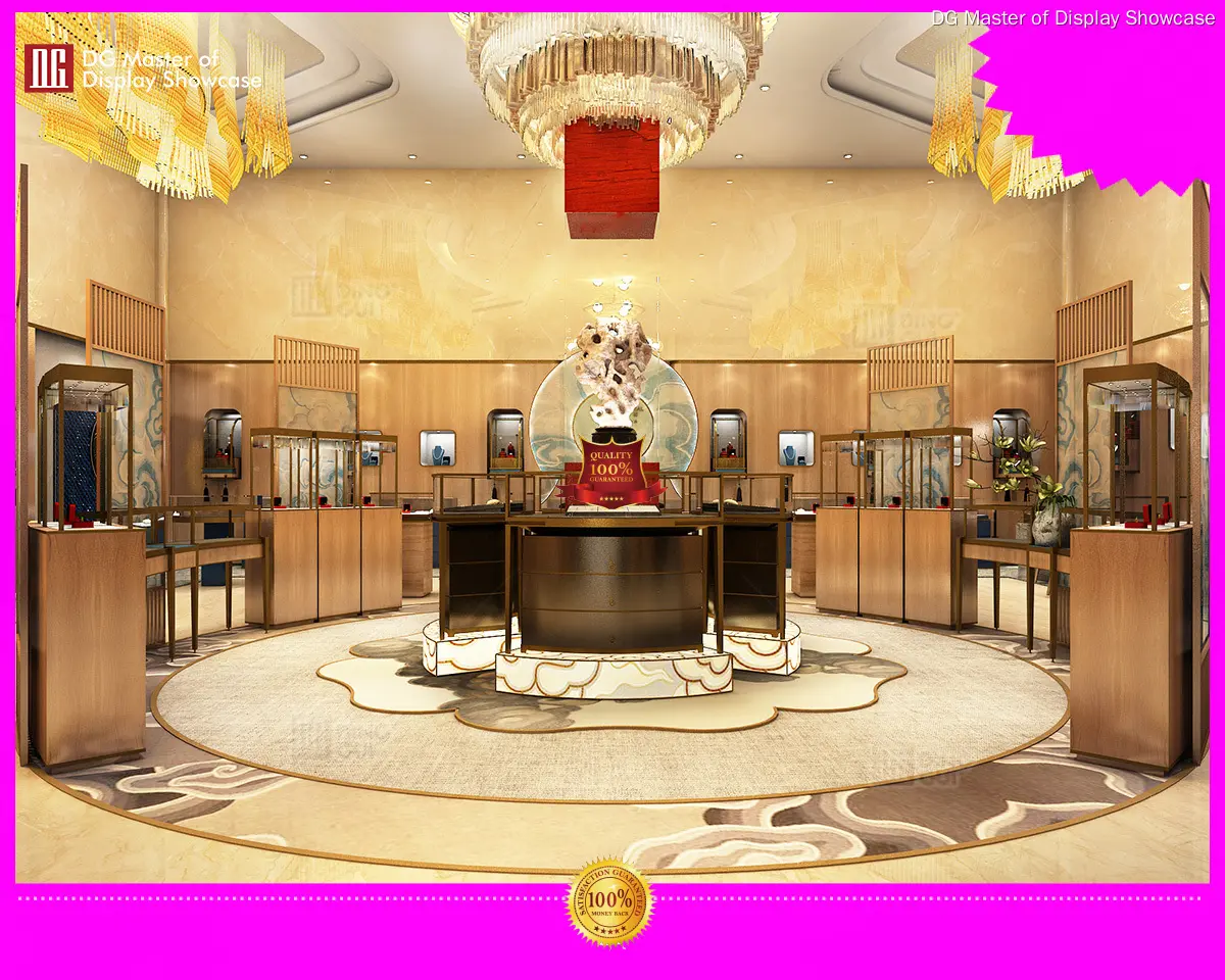 Luxury Jewelry Display Showcase - Highest Quality, Factory Direct Price. 1