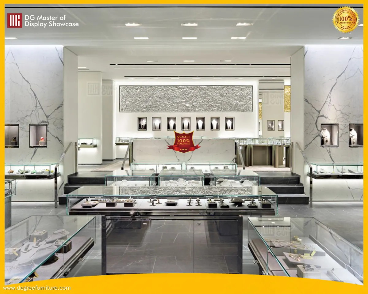 Luxury Jewelry Wall Display Cases 1