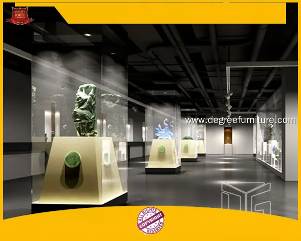 Glass Museum Display Case - Modern Design, Eco-friendly Materials - Exhibition Cabinets 1