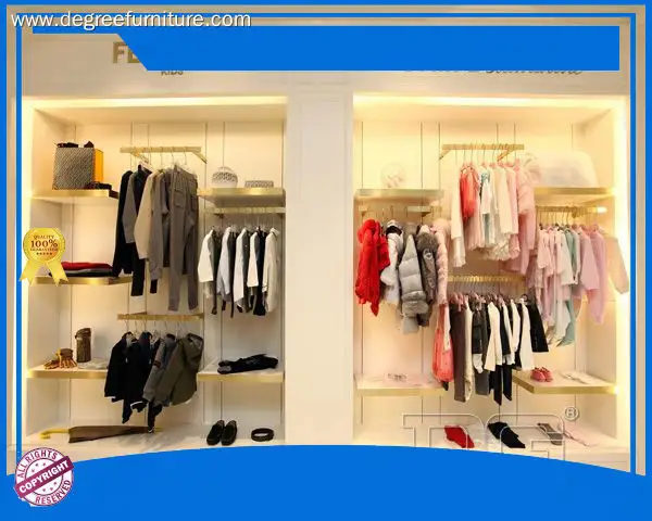 Modern Eco-friendly Kids Clothing Display Rack 1