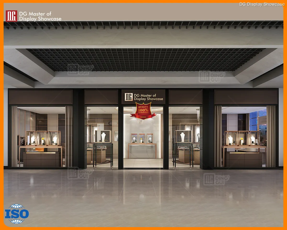 DG Display Showcase | high end recessed wall display cases wholesale 1