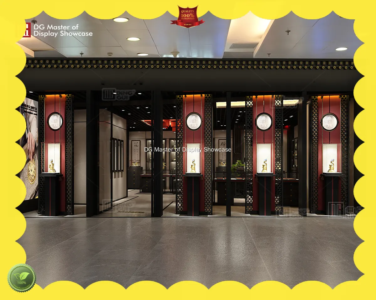gold showroom decoration at Wholesale Prices | DG Display Showcase 1