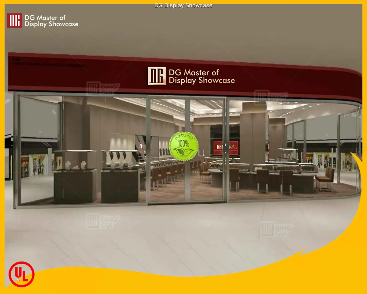 Custom wall hanging display case wholesale Manufacturer | DG Display Showcase 1