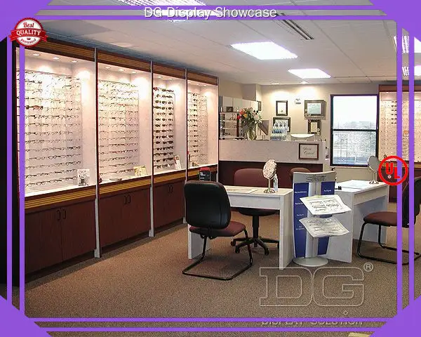 Custom wholesale Optical Showcase manufacturer Manufacturer | DG Display Showcase 1