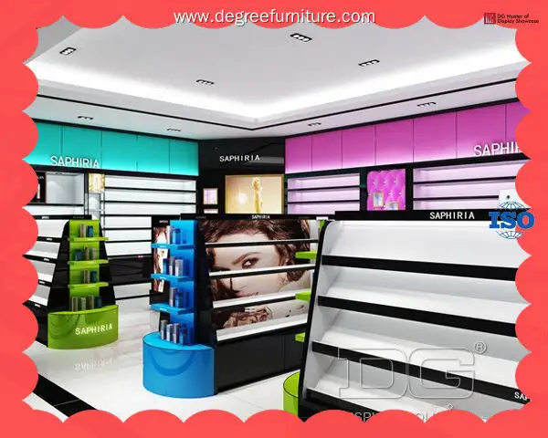 Custom makeup display case supplier Manufacturer | DG Display Showcase 1