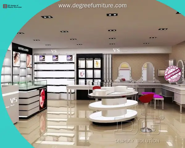 latest cosmetic display manufacturers supplier | DG Display Showcase 1