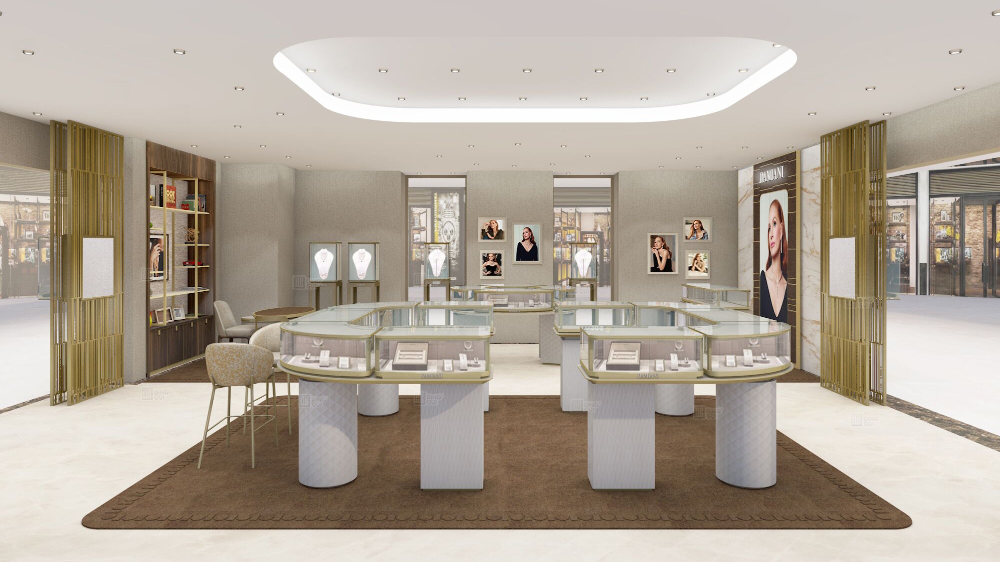 Jewelry showcase design trends in 2025: the shift from traditional to digital 2