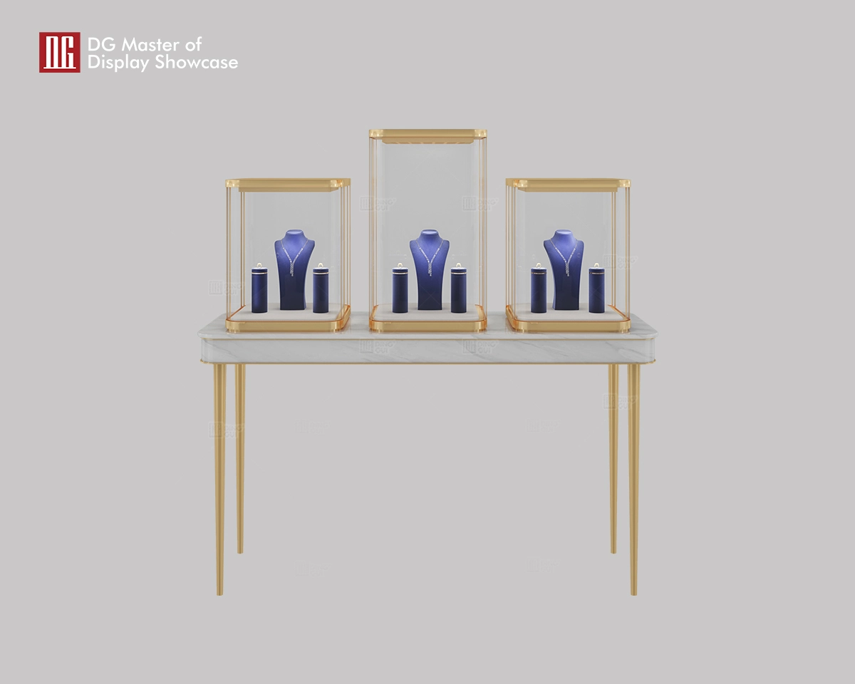 DG Newly Launched Luxury Multi-Functional Jewelry and Watch Marble Display Showcase​ 1