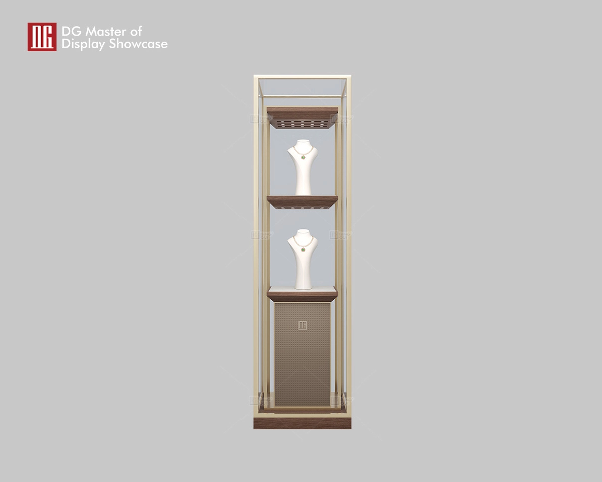 DG ny stil eksklusiv luksus oppreist smykker utstillingsvindu 1