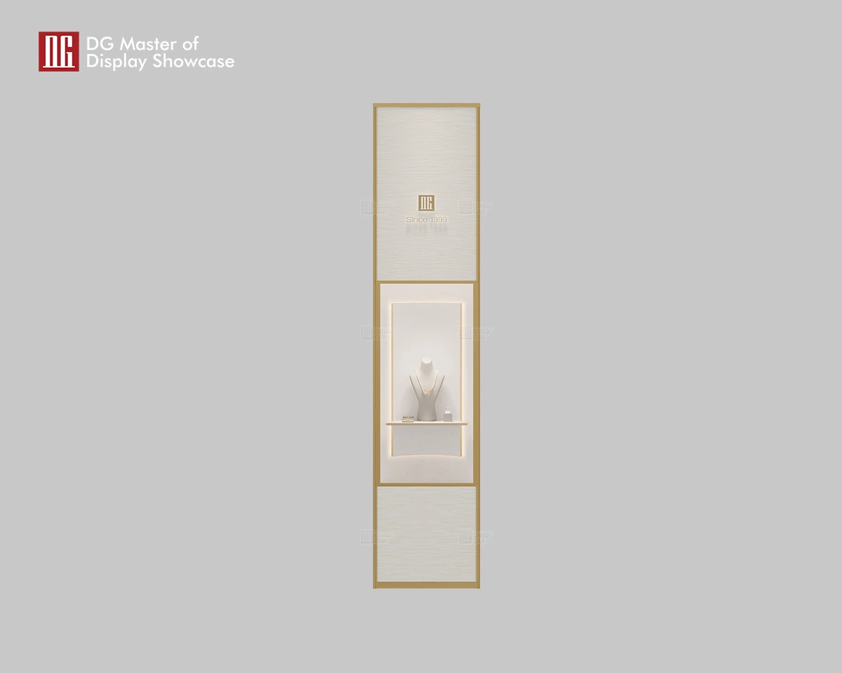 DG Minimalist Modern Jewelry Wall Display Showcase 1