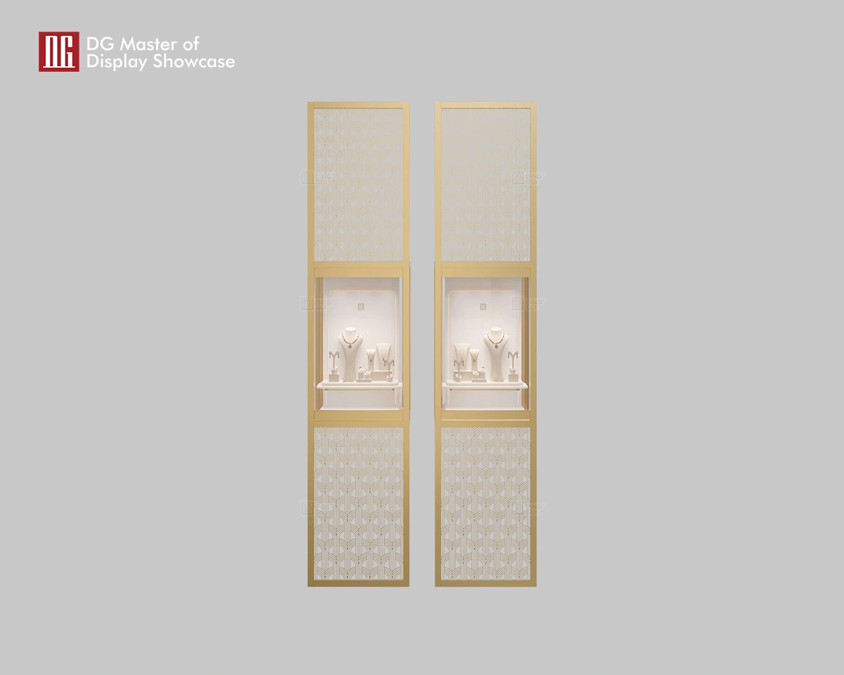 DG Französischer, leichter Luxus-Schmuck- und Uhren-Wandschrank im kunstinspirierten Stil 1