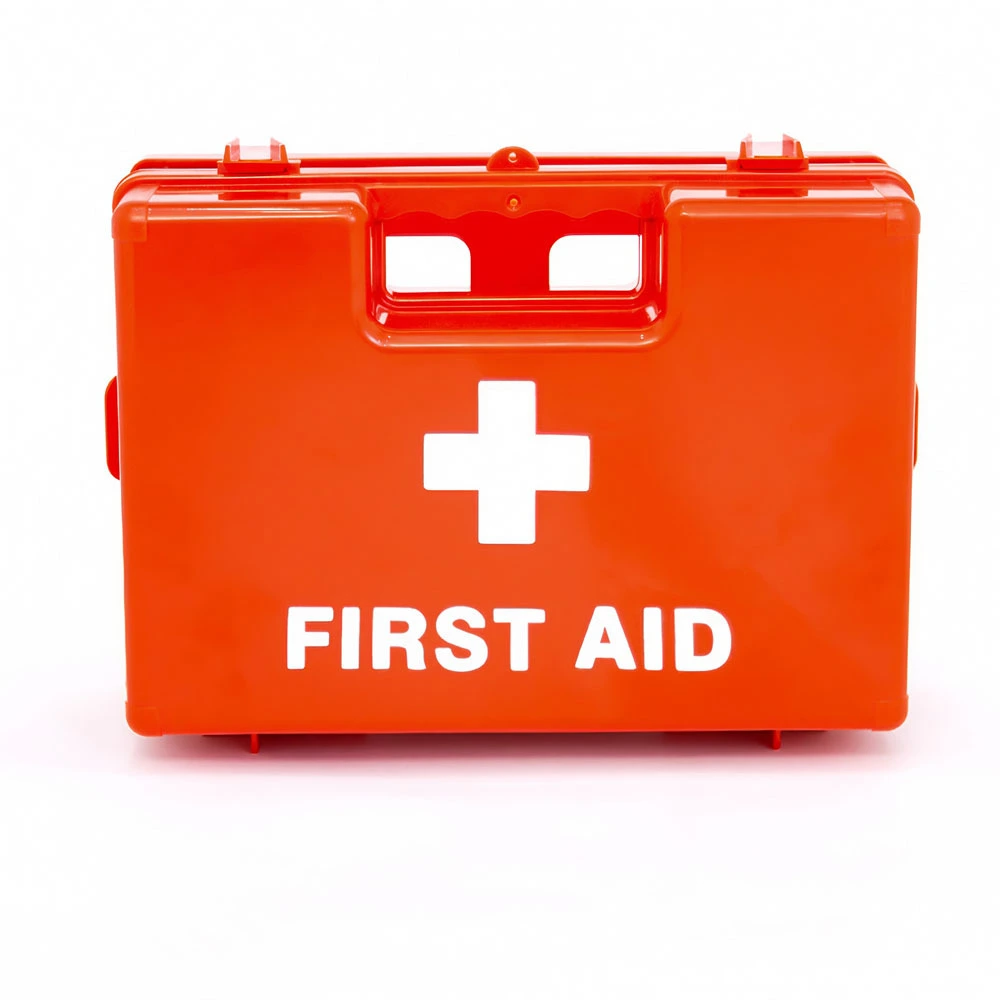 ABS First Aid Kit 25 Person Emergency Box, Wall-mounted First Aid Kit Plastic First Aid Medicine Box ABS First Aid Kit 1