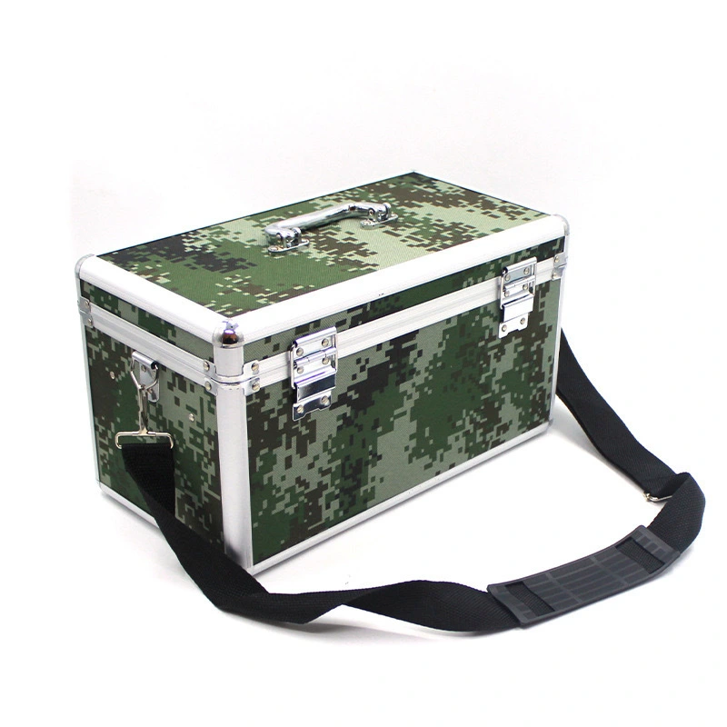 14-inch Camouflage Aluminum Alloy First Aid Kit Portable Outdoor Emergency Kit 1