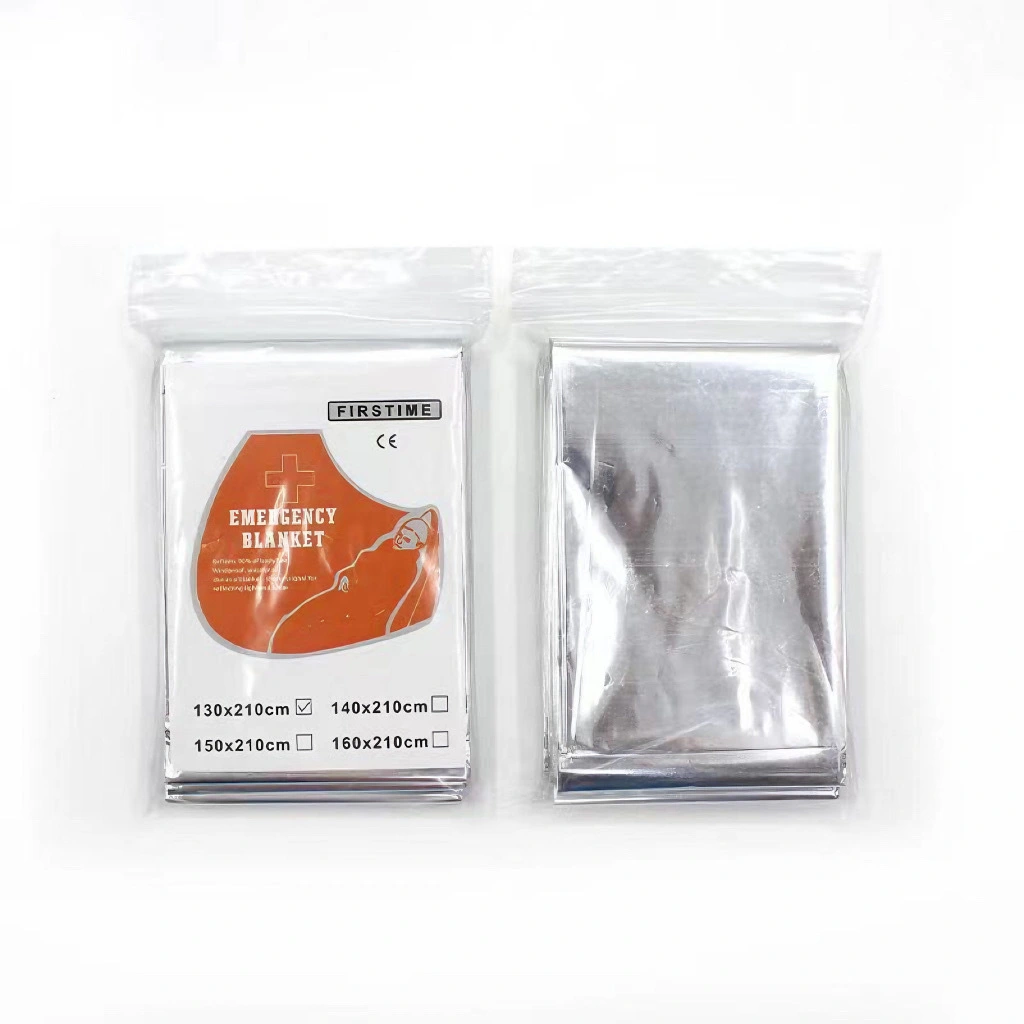 Thermal Emergency Isolation Blanket for Reflective First Aid Supplies Customizable logo 1