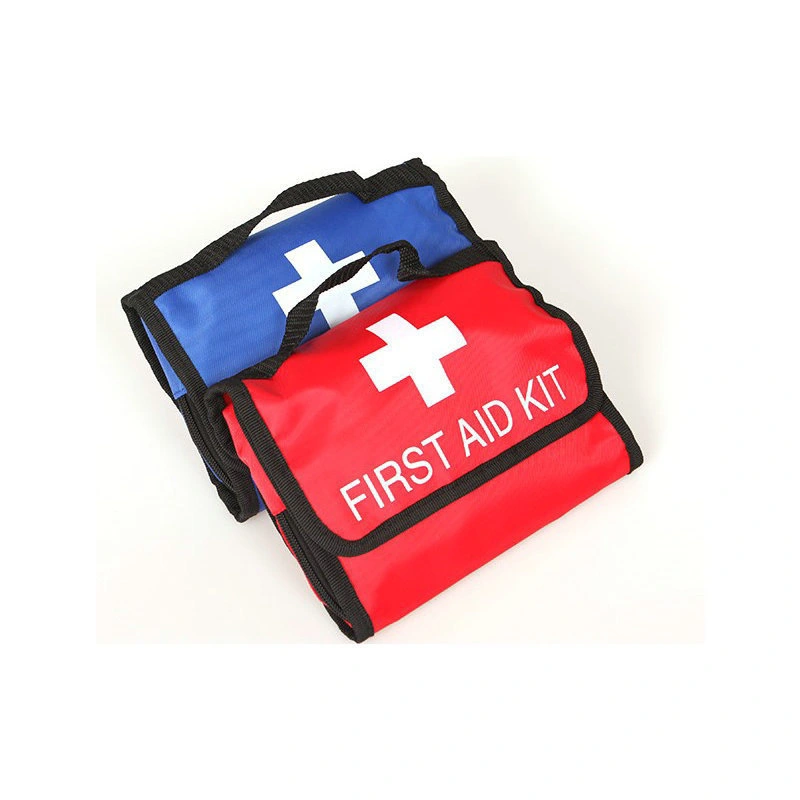 First aid kit for export; custom made for outdoor use; medical kit for earthquake emergency; three-fold bag for car 1