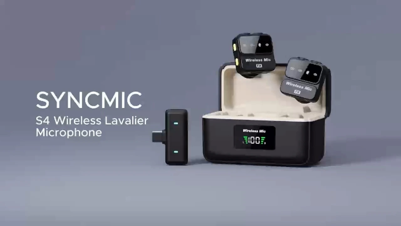 Syncmic S4 Wireless Lavalier Microphone System 1