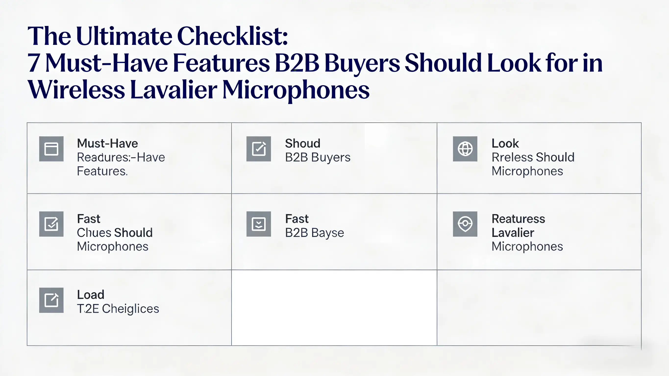 The Ultimate Checklist: 7 Features B2B Buyers Must Look for in a Wireless Lavalier Mic 1