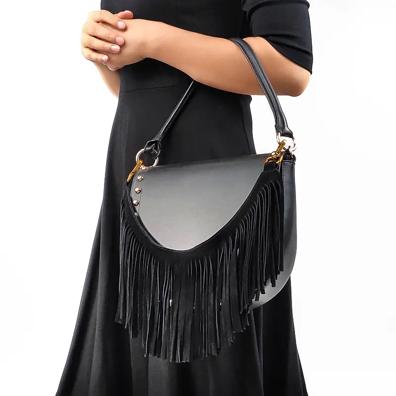 Bestway designer black leather bags online Supply for daily life 4