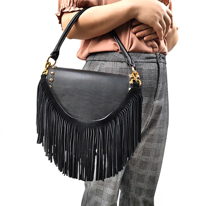 Bestway designer black leather bags online Supply for daily life 5