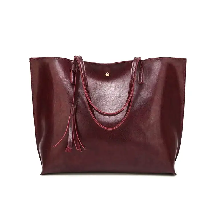 Wholesale Classic Big Purses Shop Leather Tote Bag Work Bags For Women 1