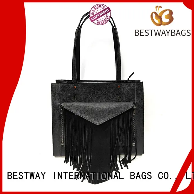 Bestway popular round leather bag business for daily life 1