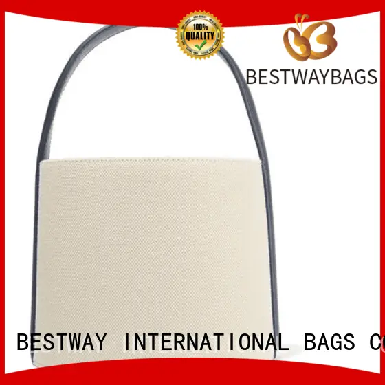 striped canvas tote bag customized for vacation Bestway 1