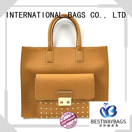 Bestway elegant polyurethane purse nylon for women 1