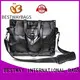 metal pu bag supplier for lady 1