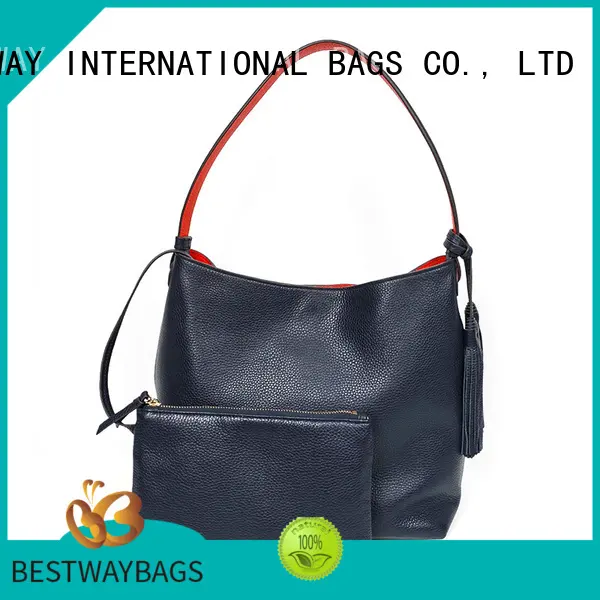 stylish black leather purse online for work 1