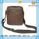 Custom Vintage Quality Mini Soft Genuine Leather Men's Sling Bag With Wide Strap 1